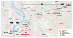 Projektübersicht des S-Bahn-Ausbaus in Köln und Bergisch Gladbach