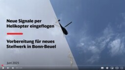 Signale mit Helikoptern eingeflogen