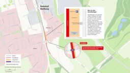 Plaungen zu einer Abstellanlage in Bedburg