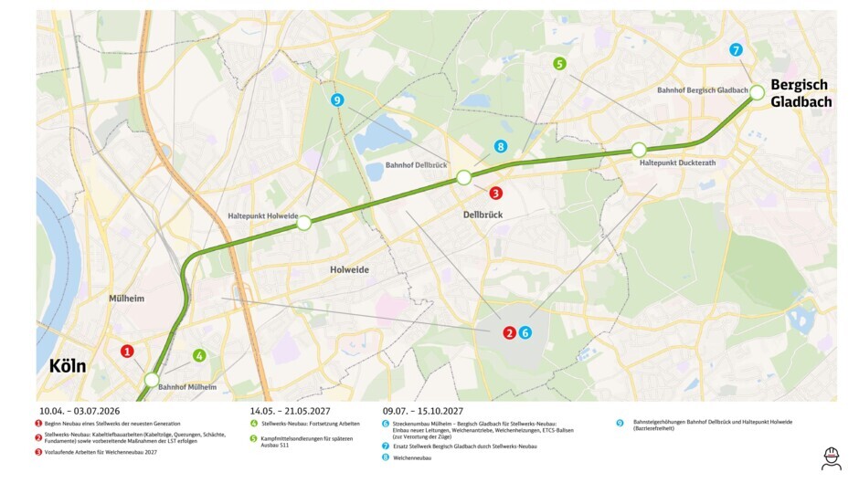 Sperrzeiten Strecke S11 2026/2027